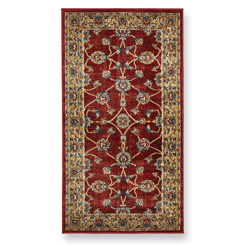 Oriental Style Rug Red Cream Coopers