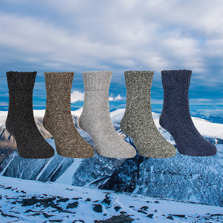 Pack of Men's Thermal Socks Coopers Of Stortford