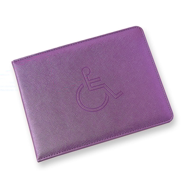 Purple Disabled Badge Holder