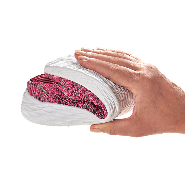 Pink Flyknit Memory Foam Slip-On Shoes | Coopers Of Stortford