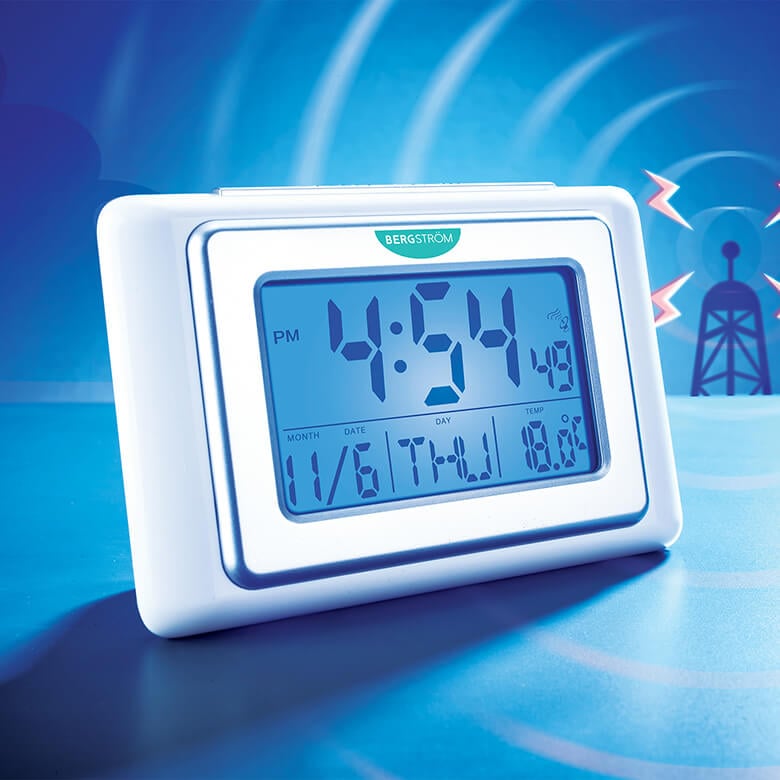 Atomic RadioControlled Digital Alarm Clock Coopers Of Stortford