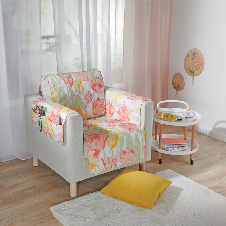 Arm chair covers with pockets hotsell