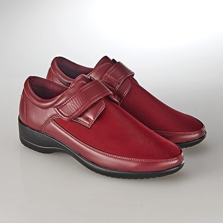 Burgundy Comfort Shoes Coopers Of Stortford