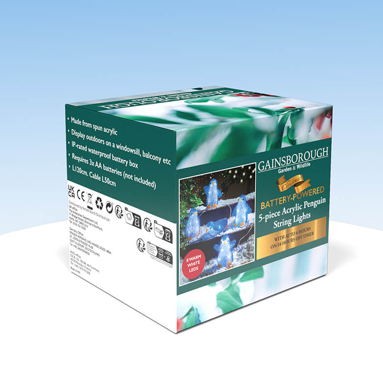 24 Decorazioni Appese A Vortice Con Pinguini - Per Feste A Tema Compleanno O Baby Shower - Foto 4