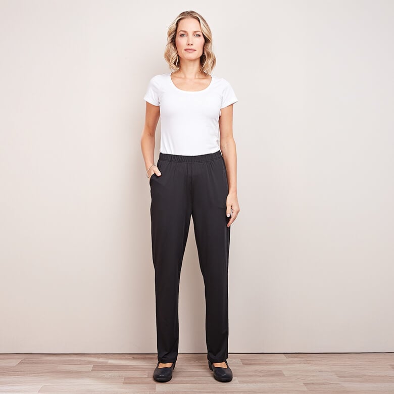Black Figure flattering Comfort Trousers Buy 2 Save 10
