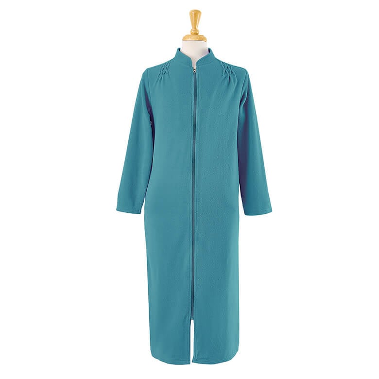slim fit dress slacks Long Full Length Light Blue Silky Shiny Sexy Satin Lace Wrap Bathrobe –  Just For You Boutique® main image 1