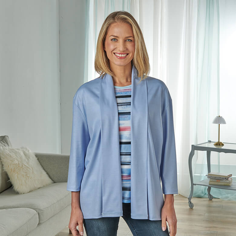 Ladies' Blue Cardigan Coopers Of Stortford