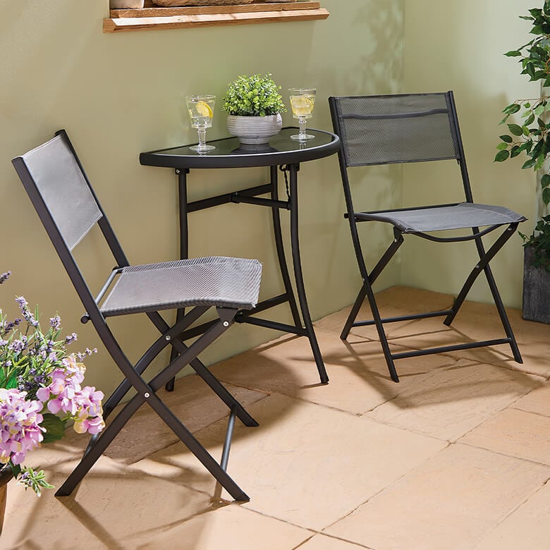 Folding Half Bistro Set Coopers Of Stortford