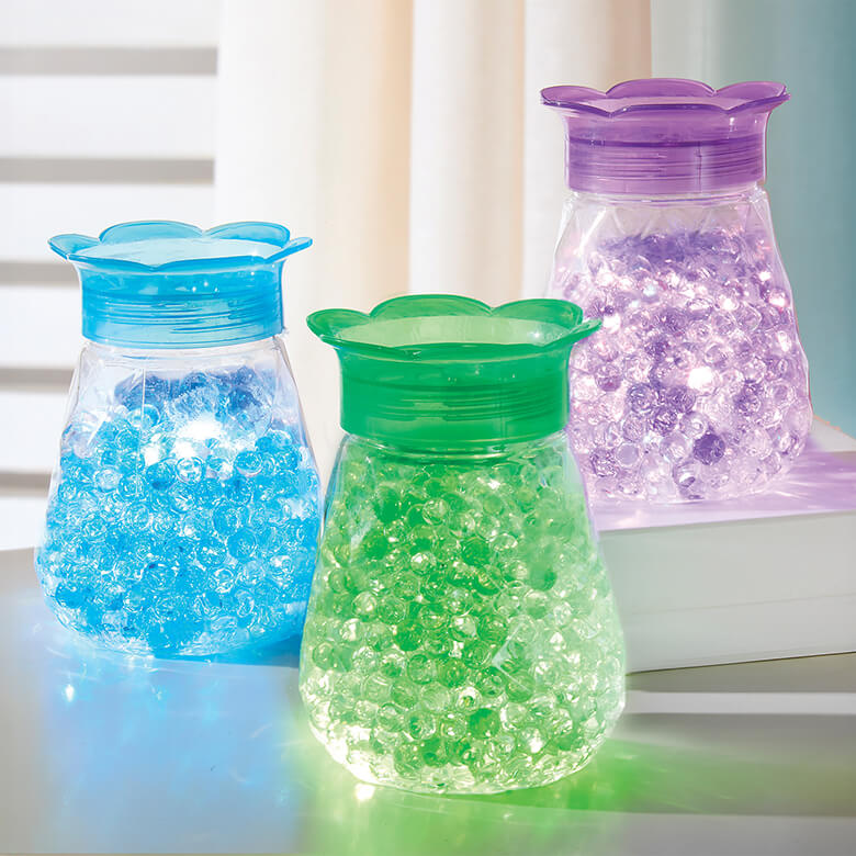 Set of 3 Air Fresheners with LED Light