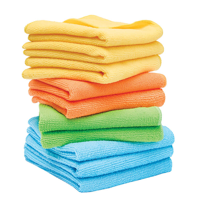 thumbnail image 2 of Doc Wood Fiber Cleaning Cloths – 25-Pack – 6x7 Inch – Reusable Biodegradable Makeup Rags – Assorted Colors 2 of 5