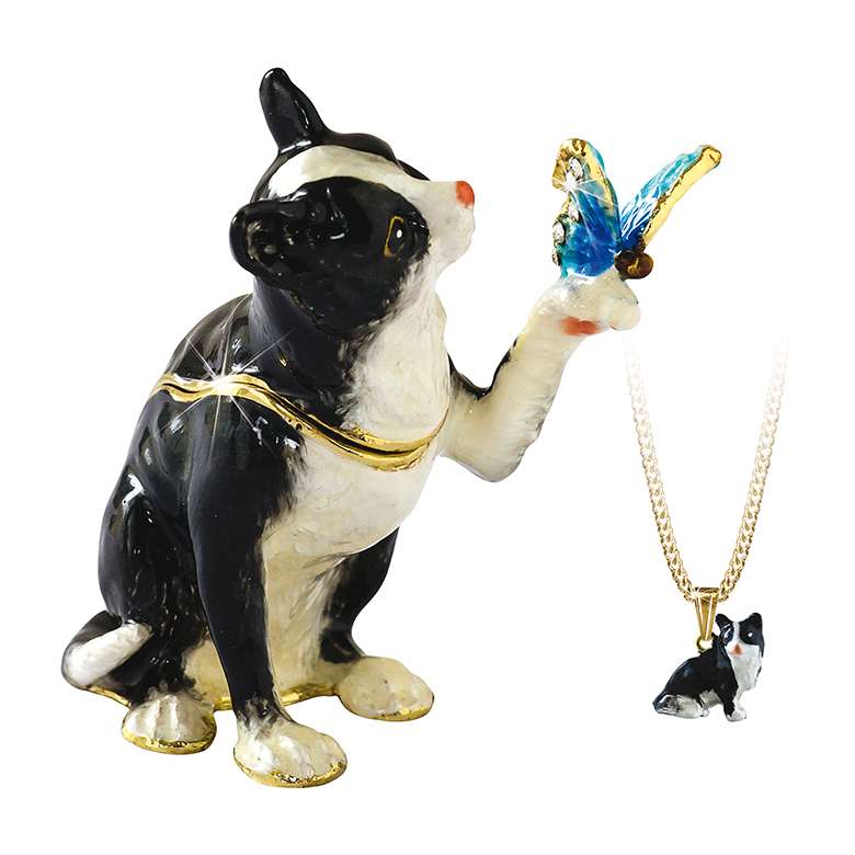 Cat trinket box hotsell