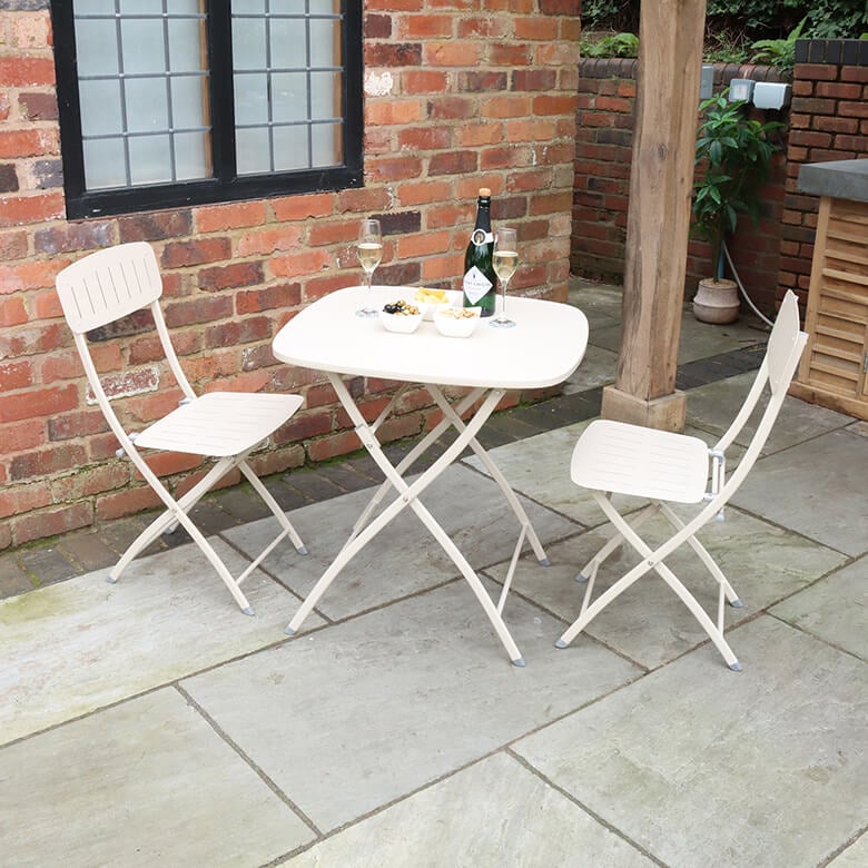 3 piece folding patio set discount