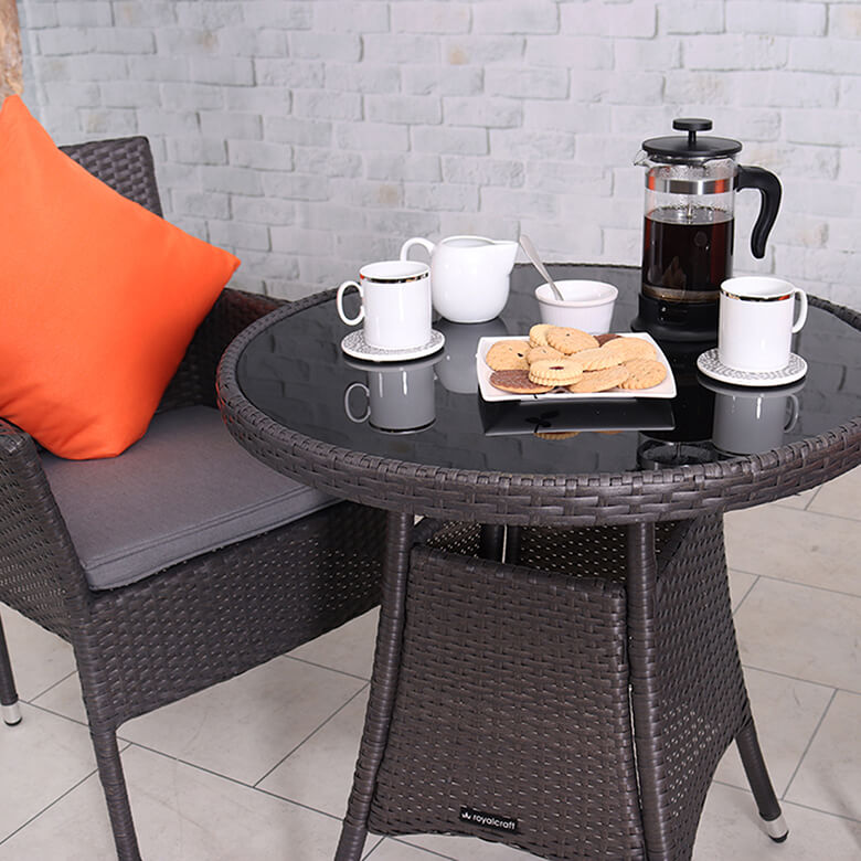 Malaga 2 Seater Fixed Bistro Set Coopers Of Stortford