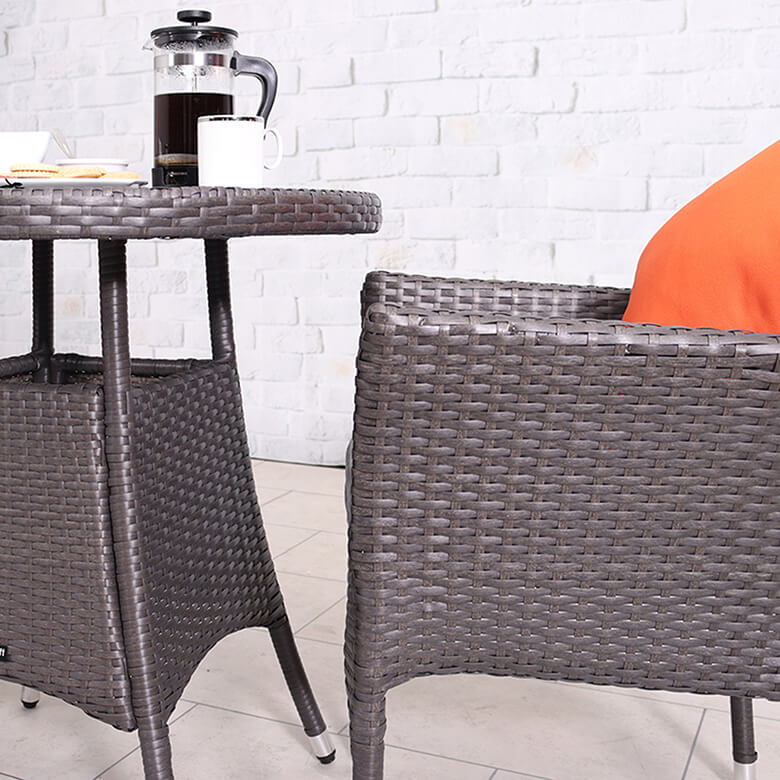 Malaga 2 Seater Fixed Bistro Set Coopers Of Stortford