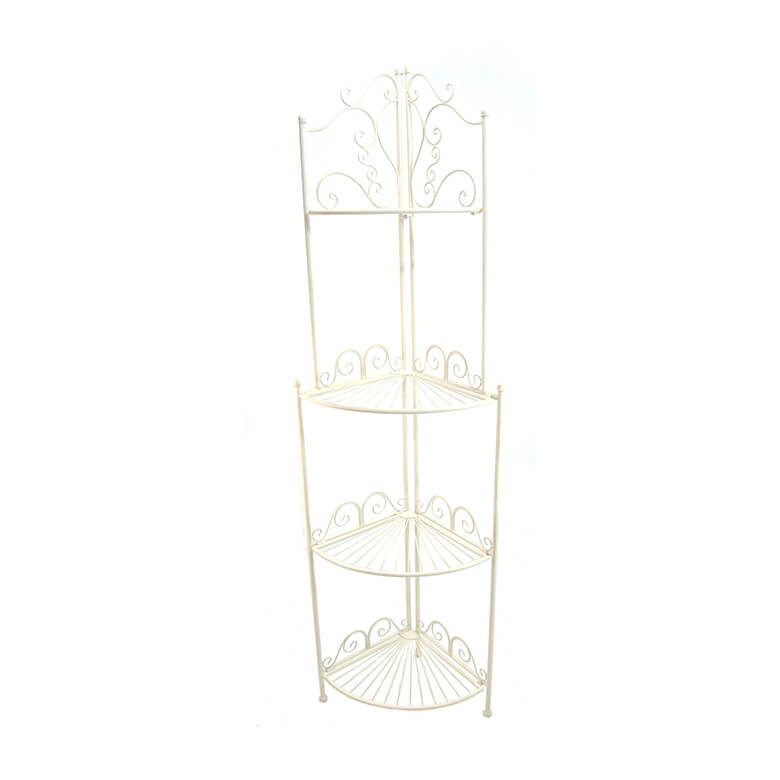 White corner bakers rack online