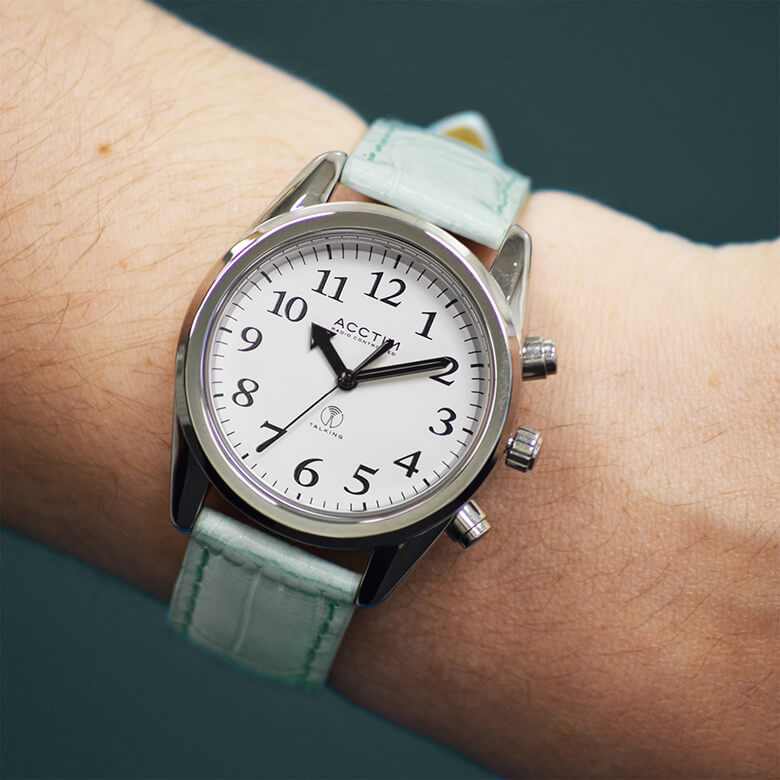 Acctim Robin Talking Watch Mint Strap Coopers Of Stortford