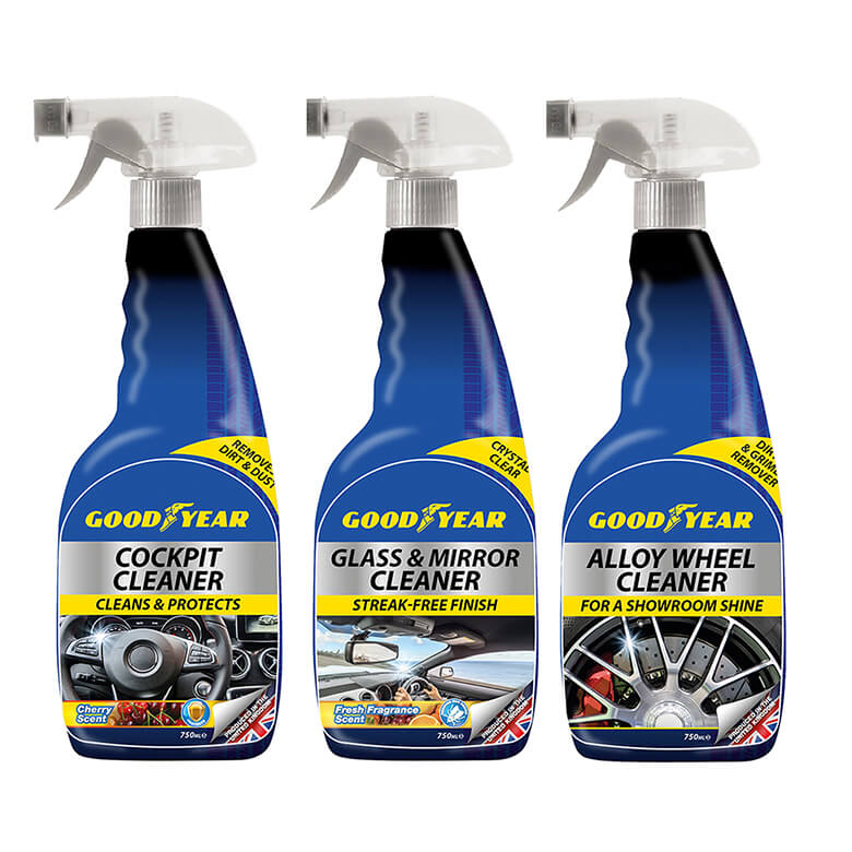 Goodyear Cleaning Sprays Triple Pack