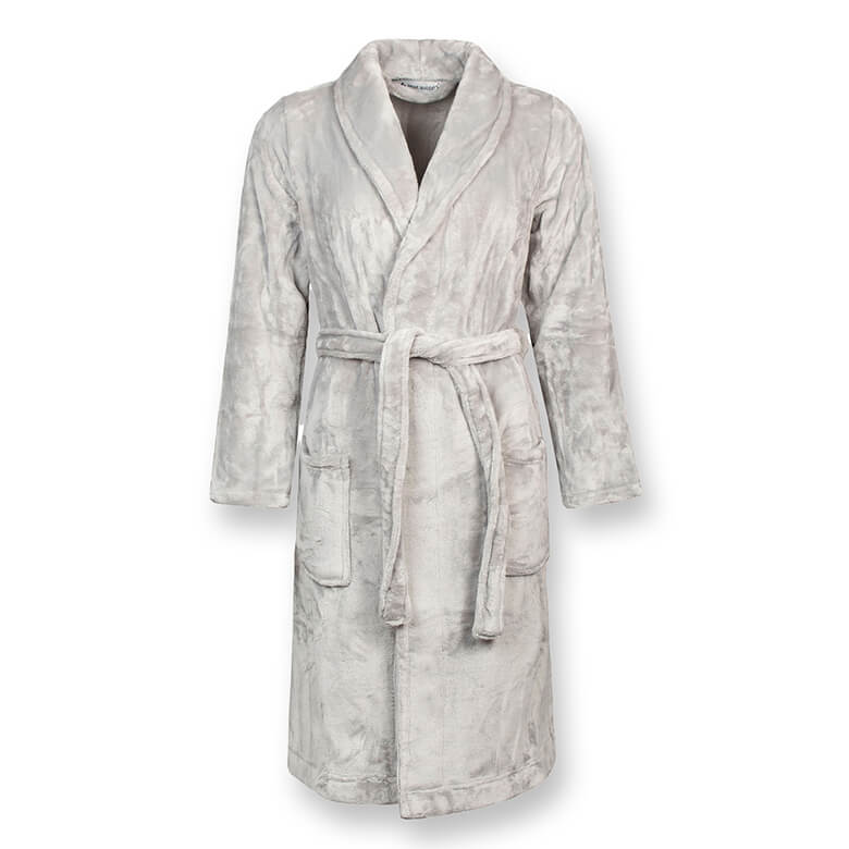 Heat Holders Ladies Dressing Gown Ice Grey