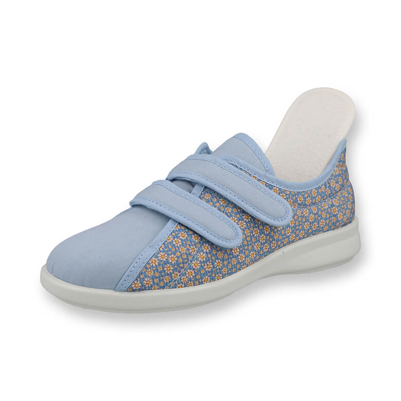 Spring Women s Wide Fit Canvas Shoes Sky Blue Coopers Of Stortford