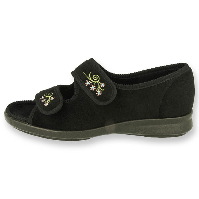 Slippers wide fit ladies clearance