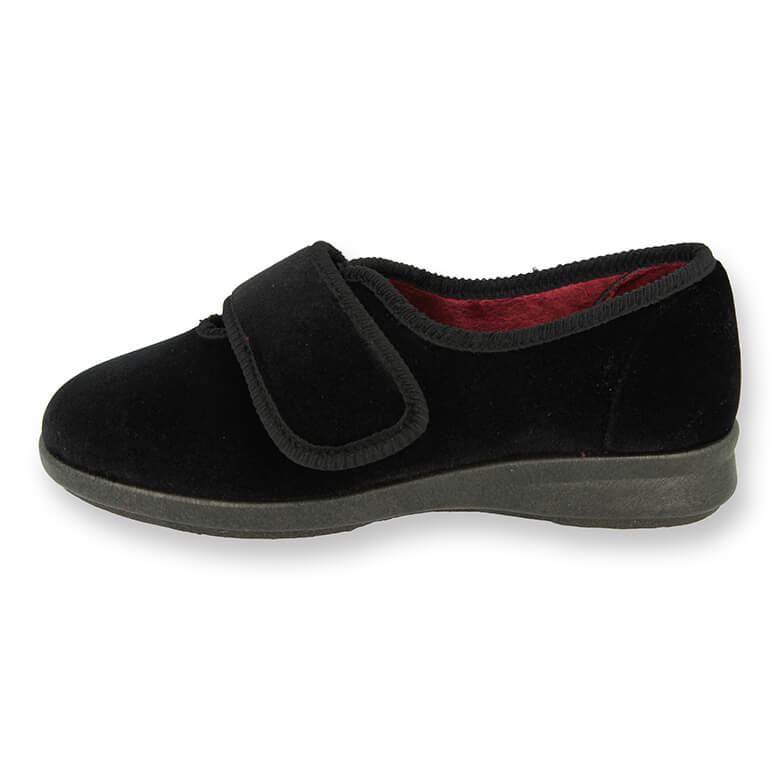Black slippers womens shoes discount