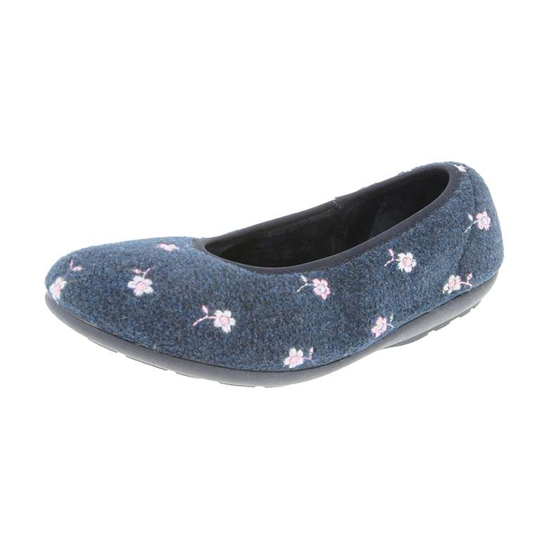 Ladies wide fit best sale slippers size 6