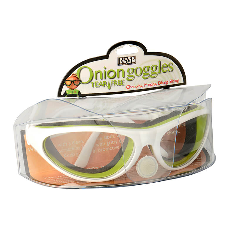 NEW RSVP Onion Goggles tear free glasses for cutting onions