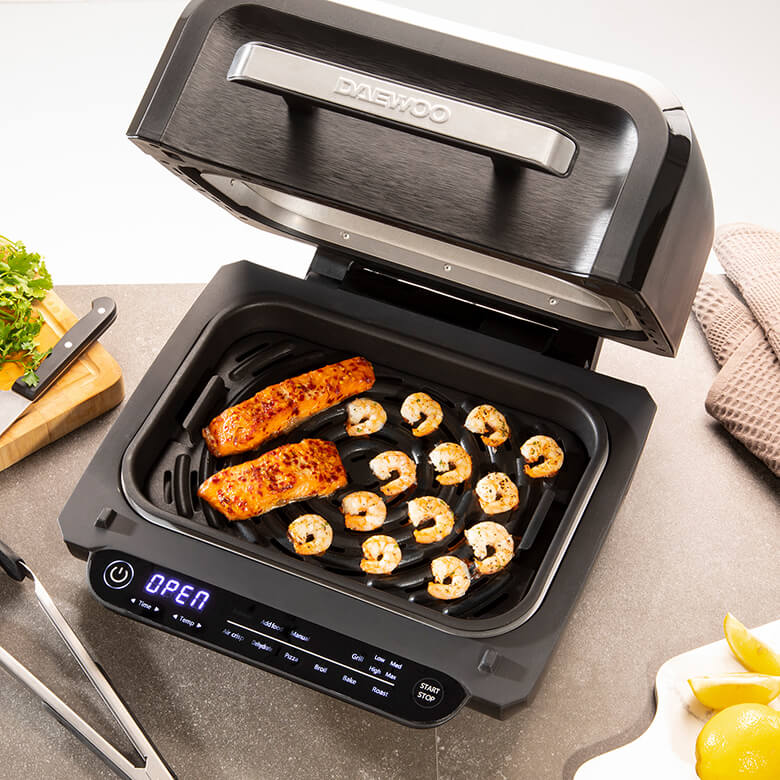 Daewoo 8-in-1 Health Grill and Air Fryer