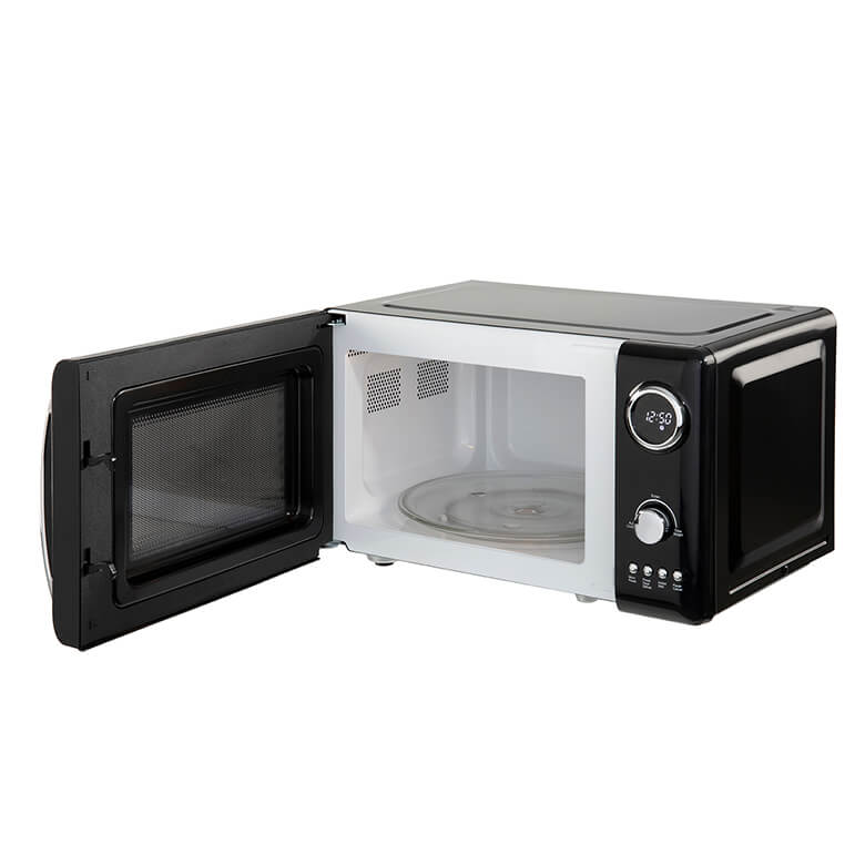 Daewoo retro microwave black sales