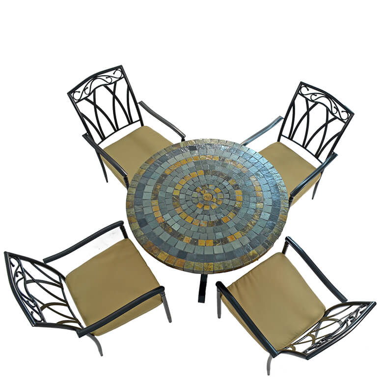 monterey mosaic table and chairs