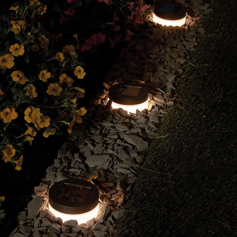 Ground lights clearance in gravel