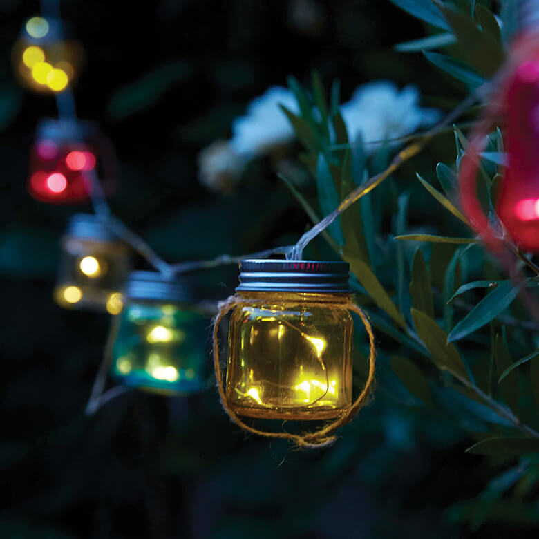Led string lights clearance for mason jars