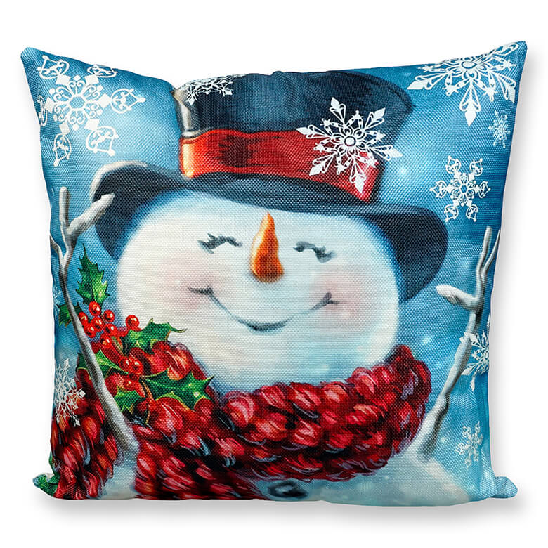 Snowman christmas pillows hotsell