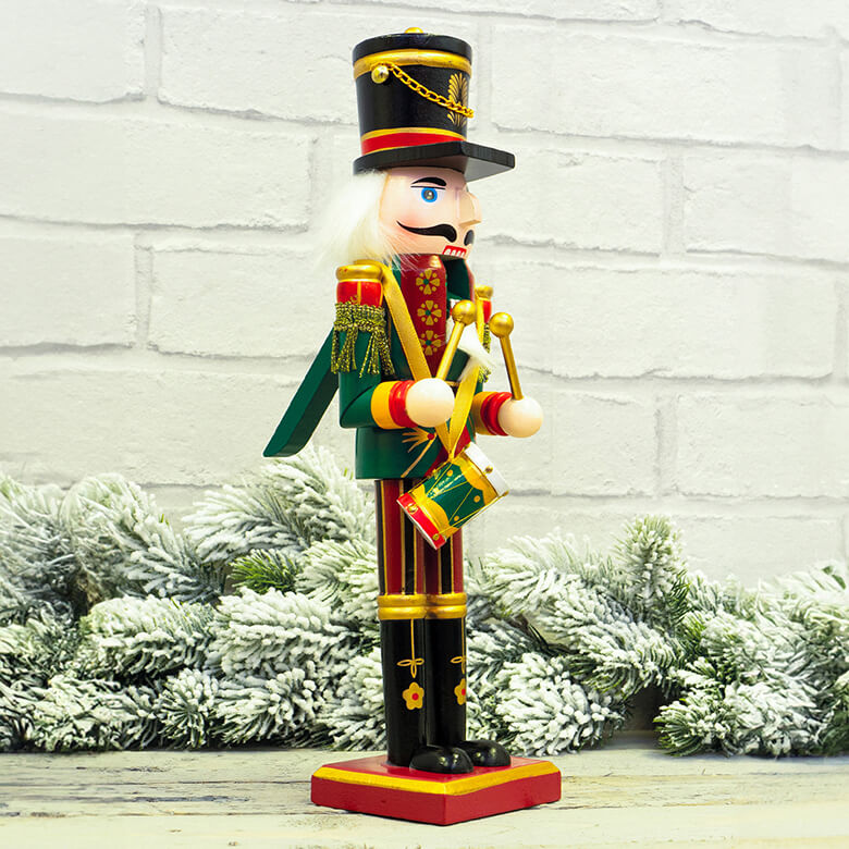 Nutcracker with Drum Christmas Decoration Ornament