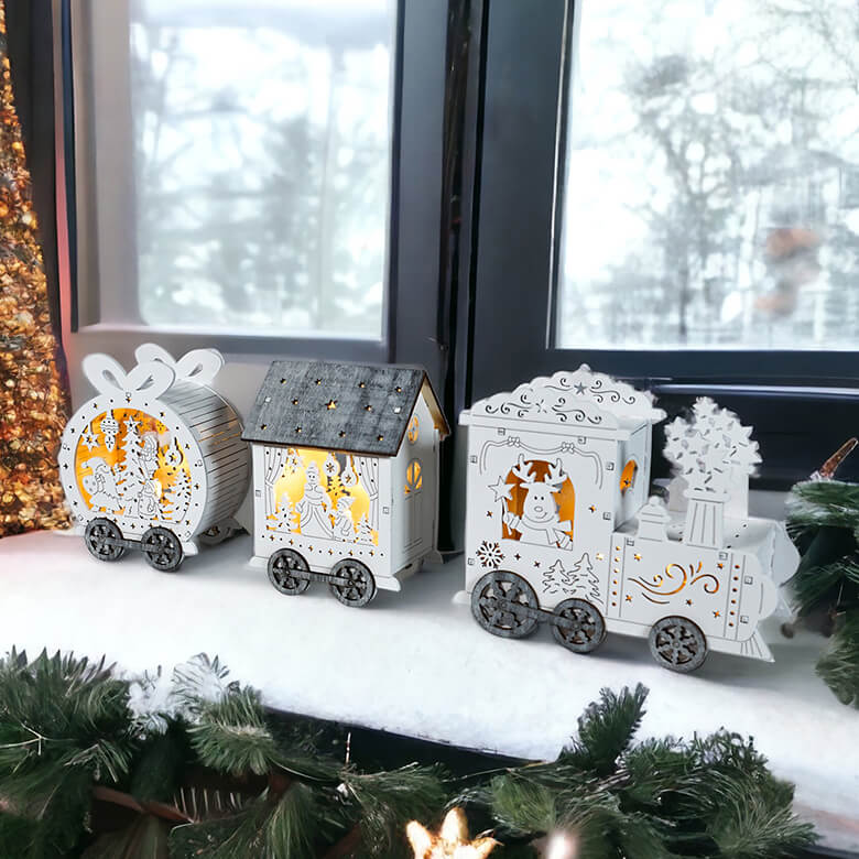 Light up train set sales