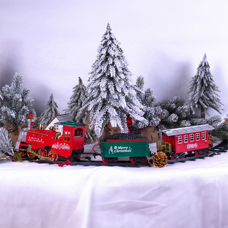 Santa claus train set sales