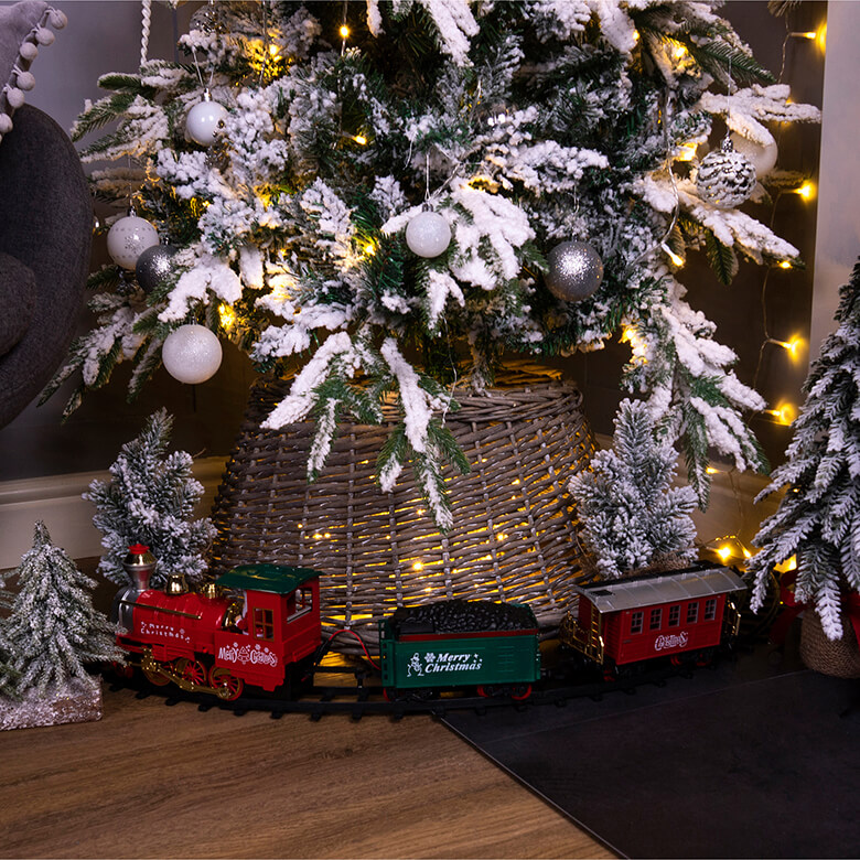 Merry christmas train set deals