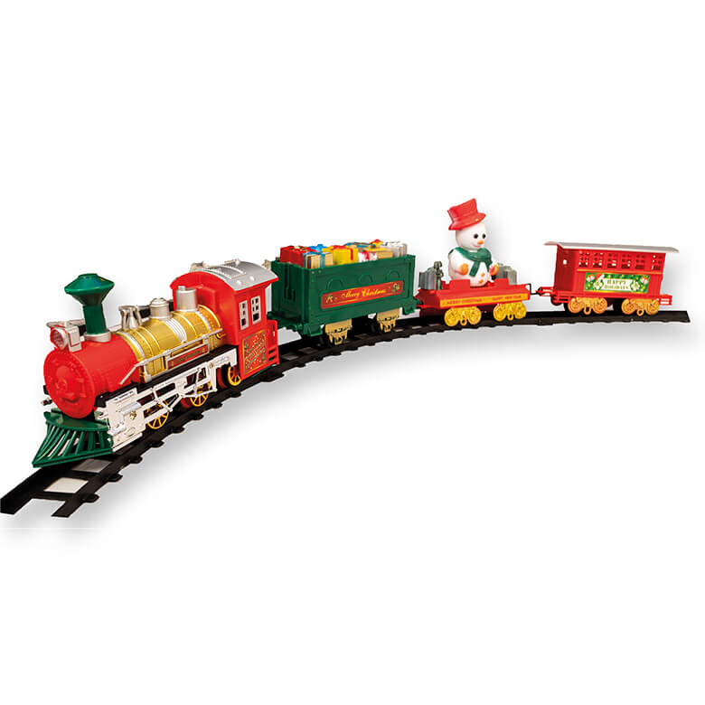 Musical christmas train set 2025