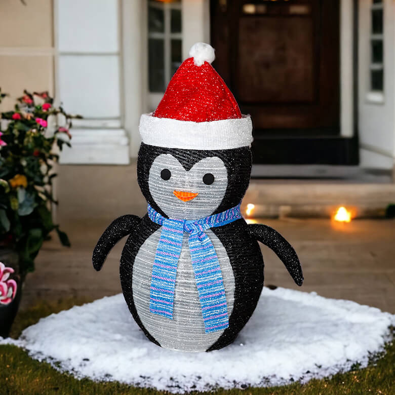 man ランプ penguin 電気 Xmas 置物 christmas man ランプ penguin 電気 Xmas 置物 christmas Light up