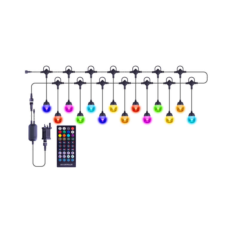 Outdoor led color changing discount rgb string lights