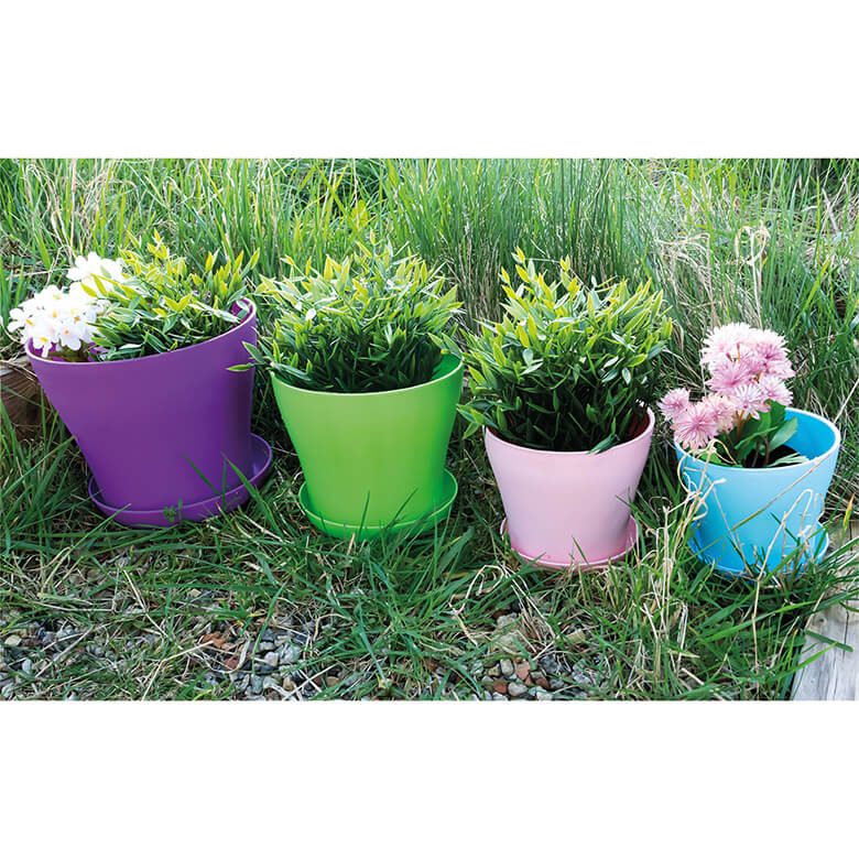Plastic Plant Pot - 16x12.5cm - Pink | Coopers Of Stortford