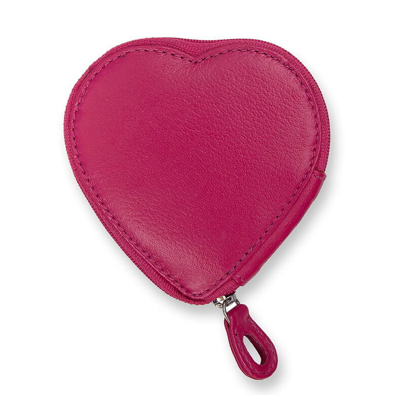 RED HEART COIN PURSE