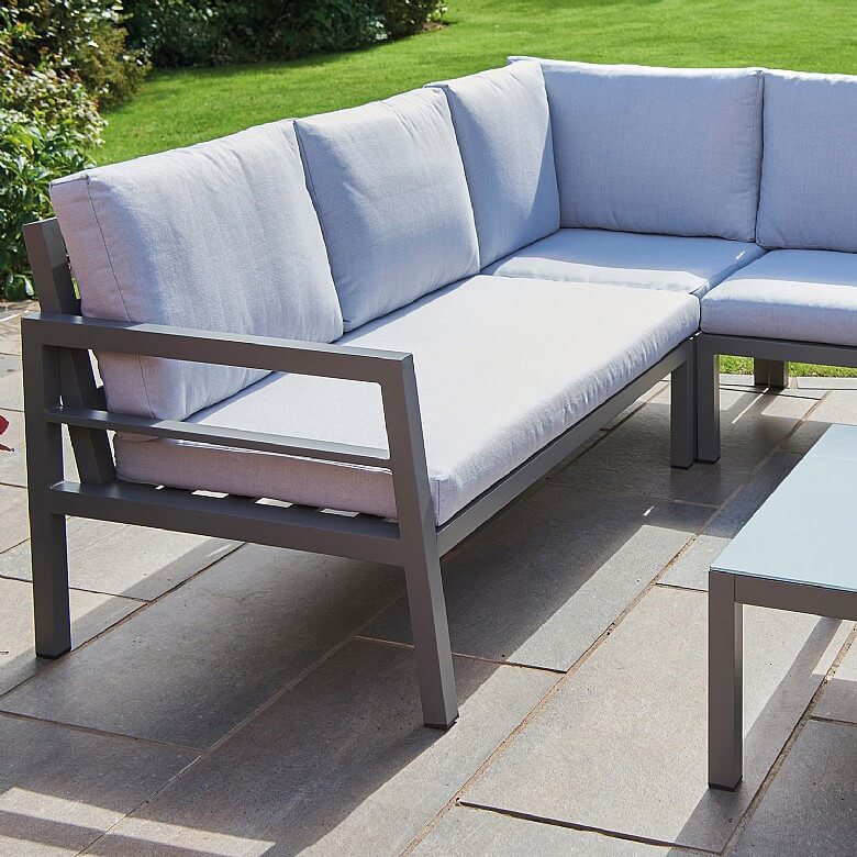 Aluminium Corner Sofa Set