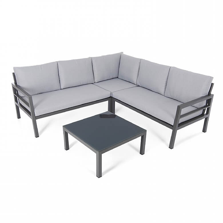 Aluminium corner on sale sofa set