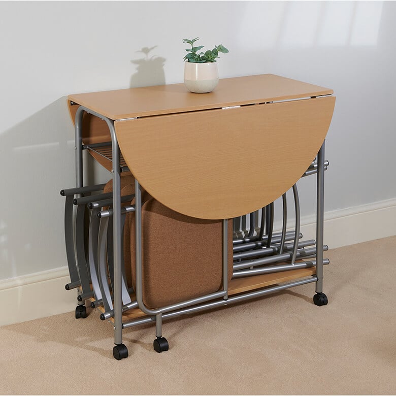 Stowaway table and chairs discount