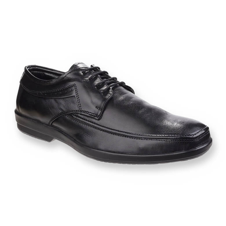 Fleet & Foster Dave Apron Toe Oxford Formal Shoe - Black 11