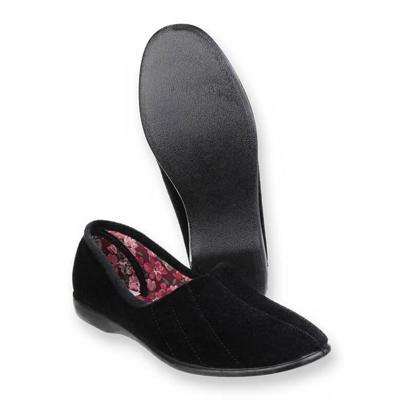 Buy Women Black Casual Slippers Online | Walkway Shoes-sgquangbinhtourist.com.vn