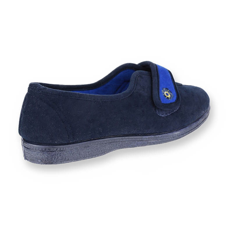 Ladies navy slippers sale