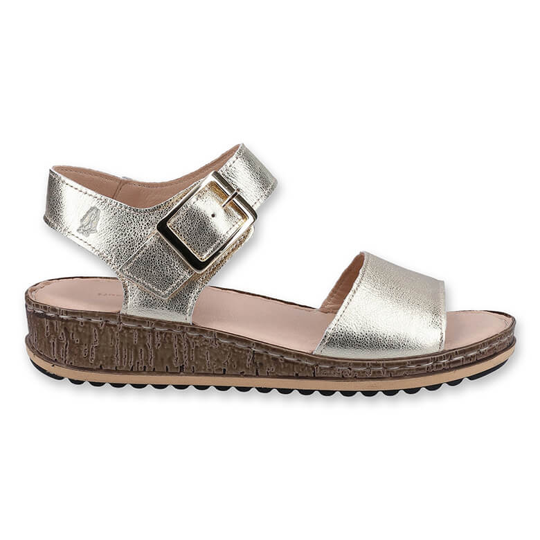 Hush Puppies Women s Ellie Sandal Gold Coopers Of Stortford