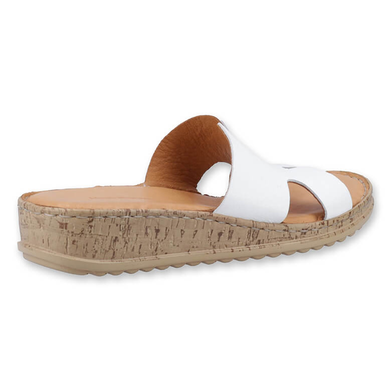 Hush Puppies Women's Eloise Mule Sandal White Coopers Of Stortford
